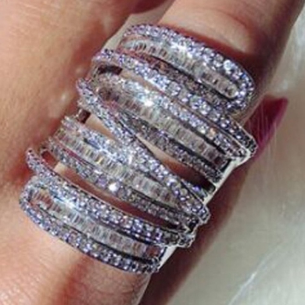 💎NEW adorable CZ sterling silver ring 💎 - Picture 4 of 5